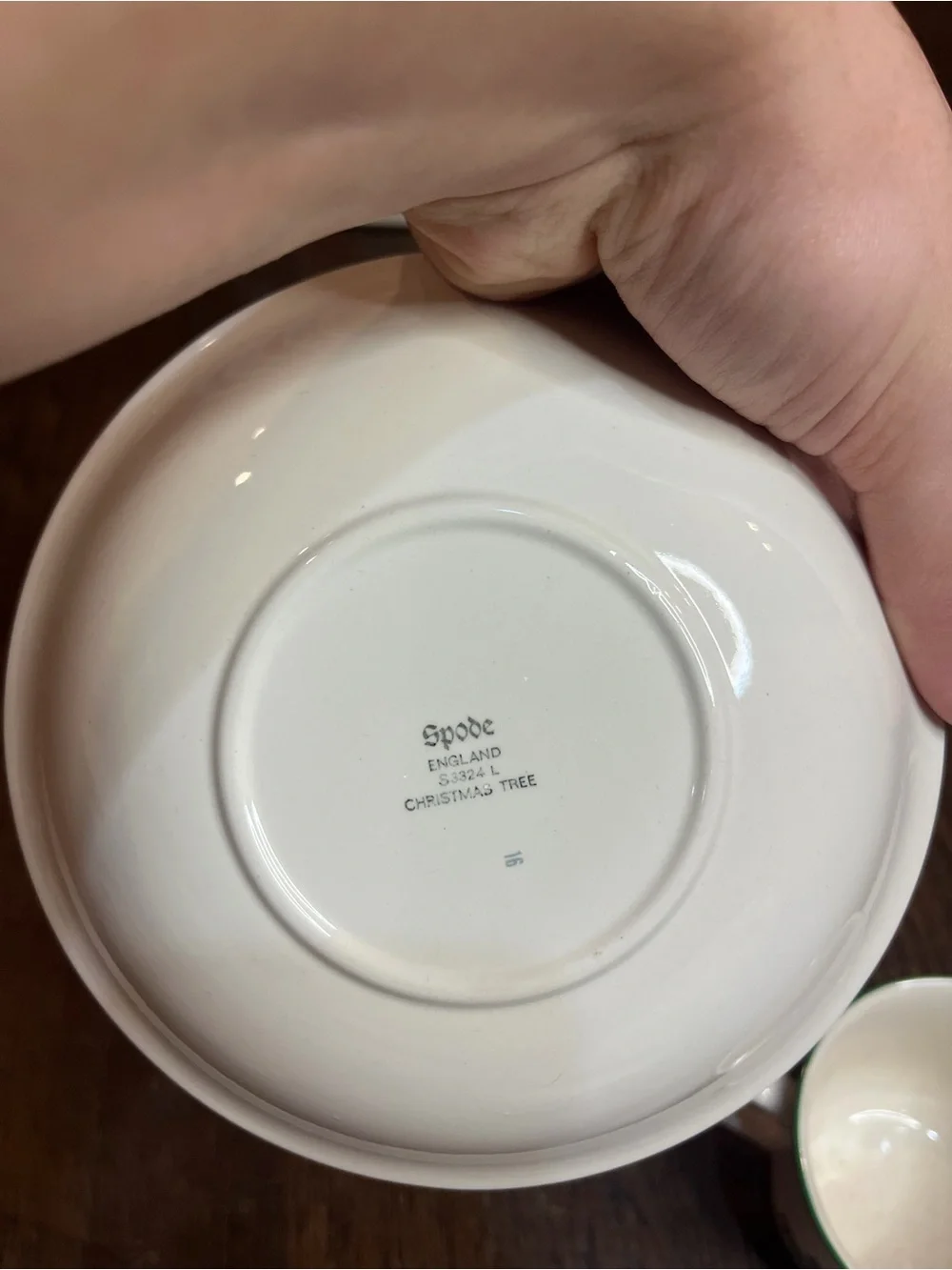 Spode Christmas Tree 3-Piece Tea Cup and Plate / Saucer Set Buffet Dinnerware